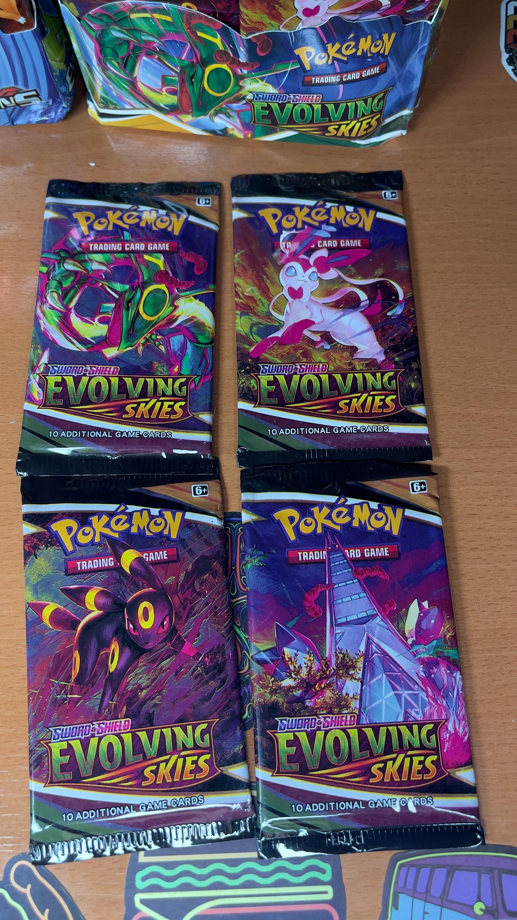 evolving skies pokemon booster pack Pokémon Sword & Shield Skies: Mini Portfolio with : Toys & Games Please note that this listing is for a single booster pack Pokemon TCG: Sword and Shield
