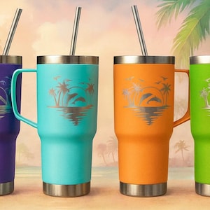 Custom Laser Engraving on Your Tumbler | Send Us Your Cup to Engrave | Personalized Stanley Yeti Mug Service | Logo & Name Etching on Stock