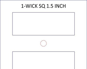 1-Wick centering tool-square jar single wick-steadier-Square fit-over-lid 1.5 inch to 4.0 wood reusable Jar lids fit over the top of jars.