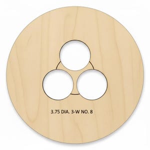 3.75 Candle Wick Centering Tool 3-Wicks Precision Wick Setter for Jar Bottoms Fits Wick Sizes No. 8–15 | Professional Candle Making Supplies