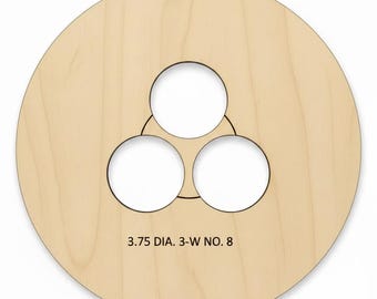 3.75 Candle Wick Centering Tool 3-Wicks Precision Wick Setter for Jar Bottoms Fits Wick Sizes No. 8–15 | Professional Candle Making Supplies