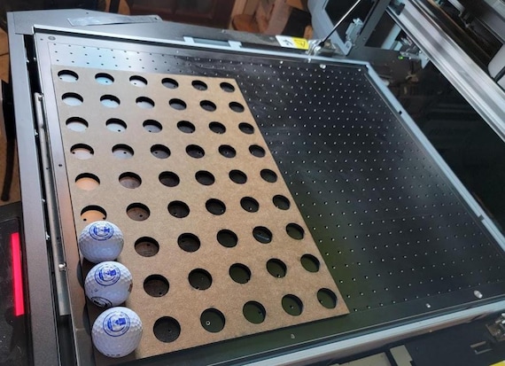 Precision UV Printing Golf Ball Jig – Professional Mutoh Alignment Template | ValueJet & XPJ Compatible Logo Printing Digital File