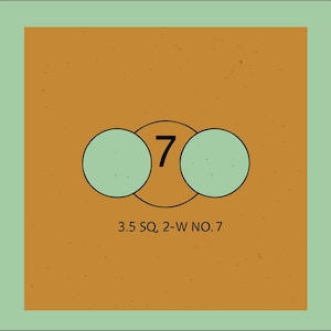 3.5" Square 2-Wick No. 7-14 Candlewick Template: Precision Centering for Beginner and Pro Makers.