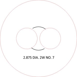 Get your 2.875 DIA 2-WICK NO.7-11 wick placement. Place on the bottom, holds your wicks in place, you weave your wick through the top holder
