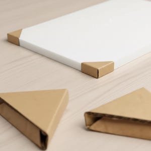 Cardboard Corner Protector SVG Template for Shipping Posters & Art.DIY Sustainable Packaging | Upcycle Box Template | Digital Download Guide