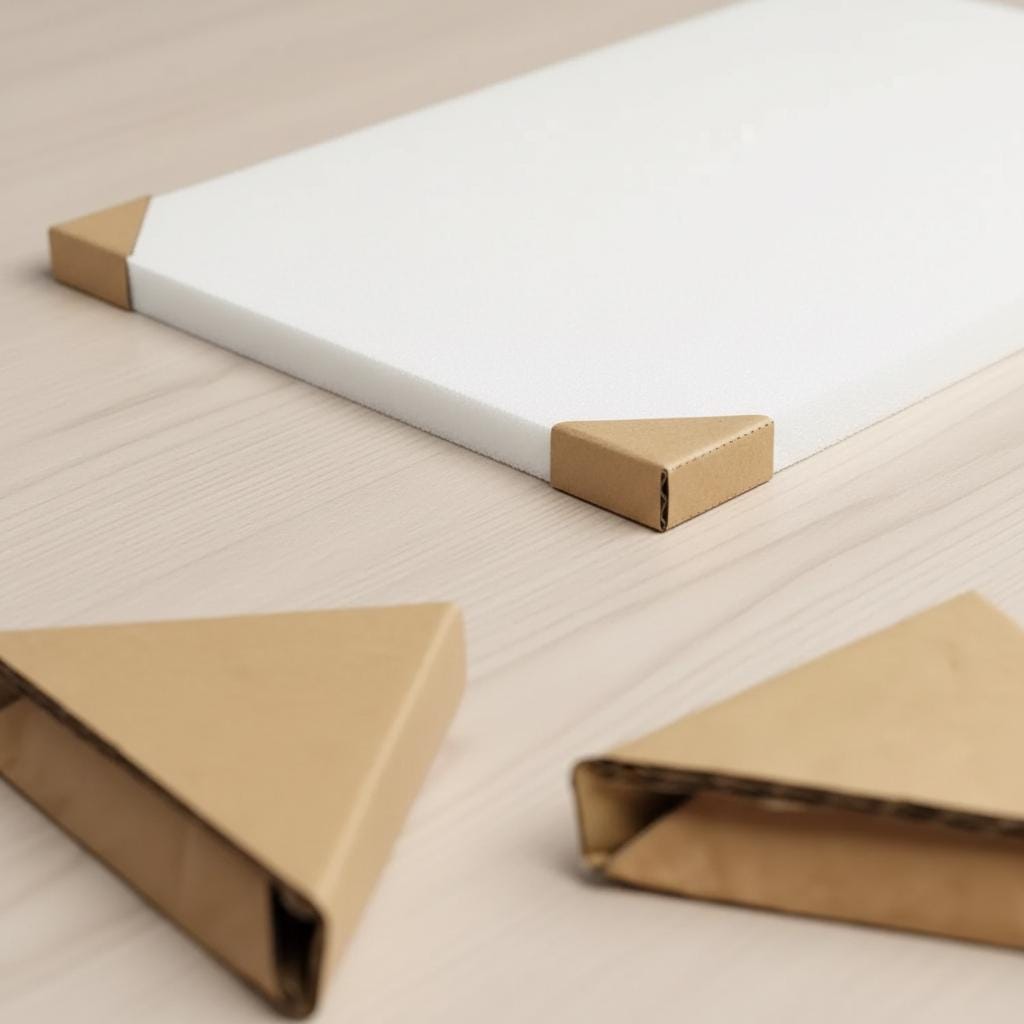 Corner Protector Template.pdf Cardboard Corner Protector SVG Template for Shipping Posters & Art.diy ...