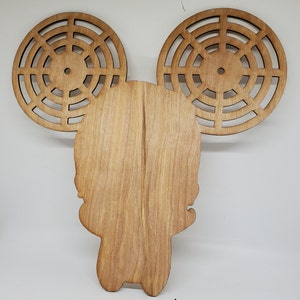 Baby with double-puffs. A popular seller!  Make a homemade wreath,  home door wreath, wood door wreath diva head scarves silhouettes, welcome wreath for the front door, wreath Xmas, head sculpture,   silhouettes, wood sign, diva-silhouette wooden dol