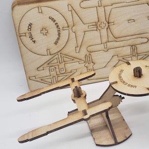 Build a Spaceship kit! With this kit, you can build your own USS Enterprise starship. It&#39;s a tabletop model of the USS Enterprise. Crafts.