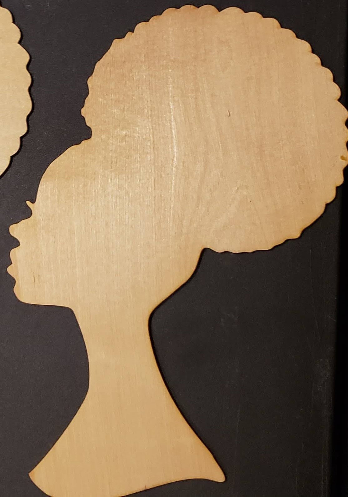 Diva Heads/woman Silhouettes-11in. Tall 'diva Heads - Etsy