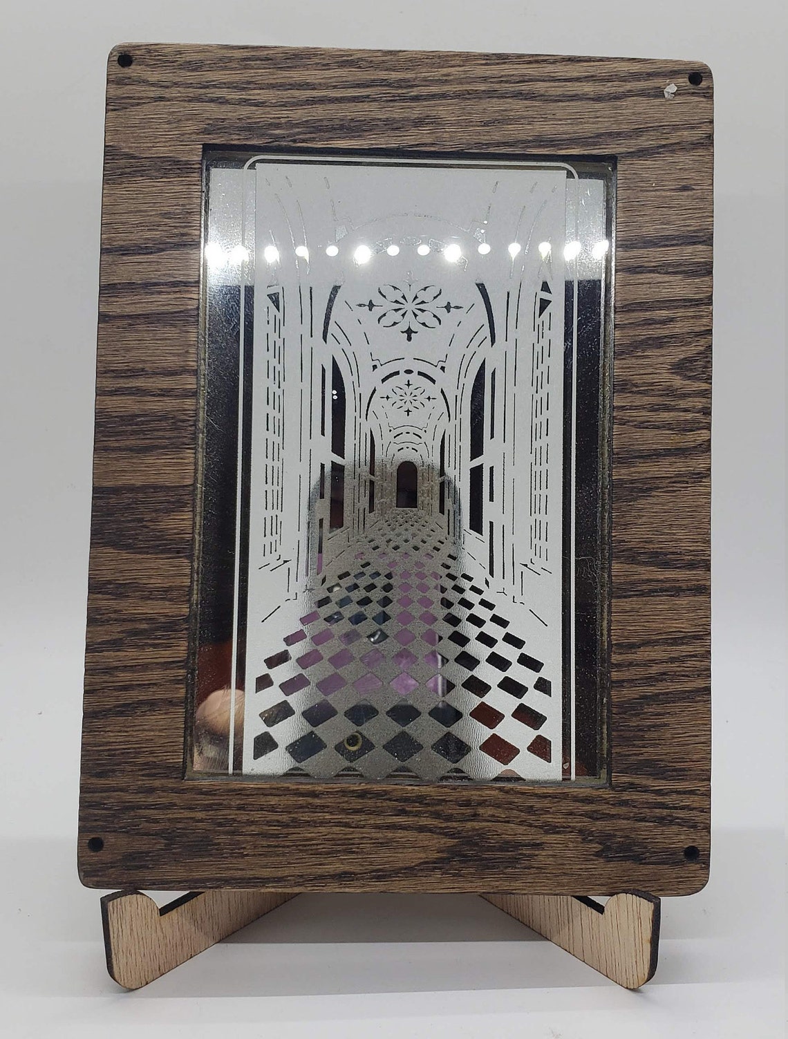 Hallway Laser Etched MIRROR Art from Laser Etching Etc. Etsy