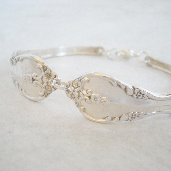 Spoon Bracelet, Silverware Spoon Jewelry, Vintage Silverware, Vintage Wedding, Eco Wedding SOUTHERN SPLENDOR 1962