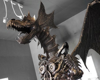 Steampunk - The Metal Giant Dragon (made-to-order)