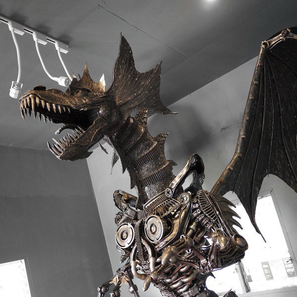 Steampunk - The Metal Giant Dragon (made-to-order)