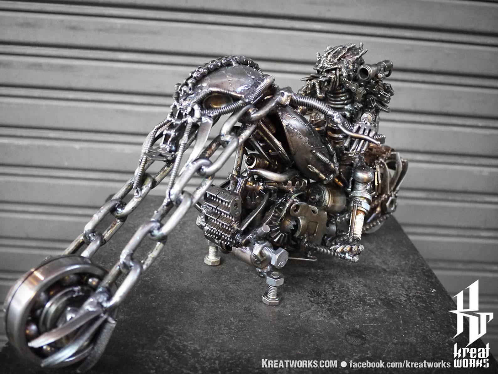 Metal Hunter Rider : Type I medium Item / Recycle Metal - Etsy