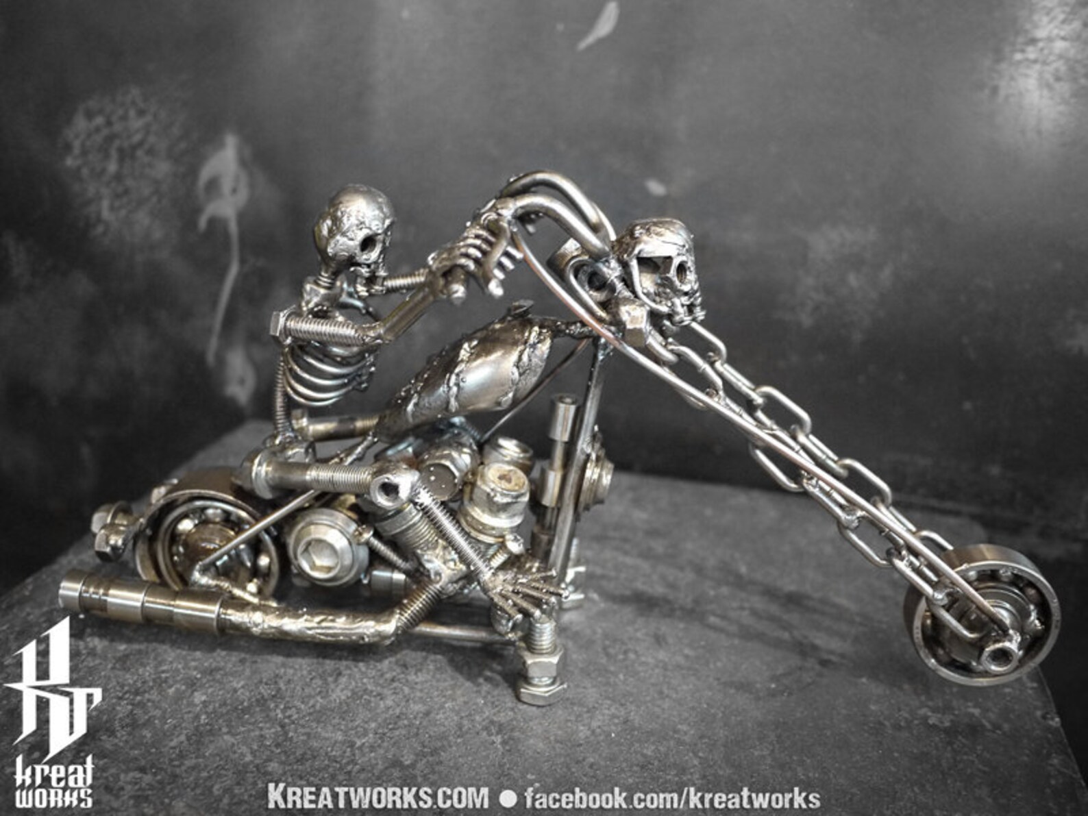Metal Skeleton Rider small Item - Etsy