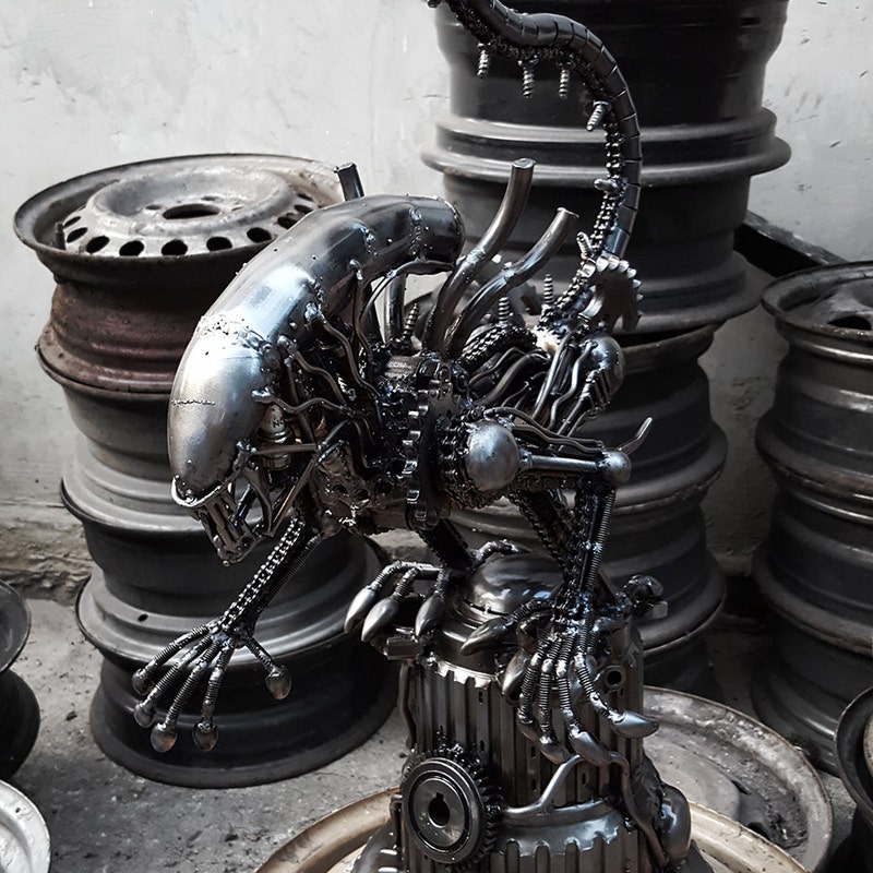 Alien Sculpture - Etsy