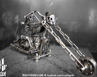 Metal Skeleton Rider (small item)