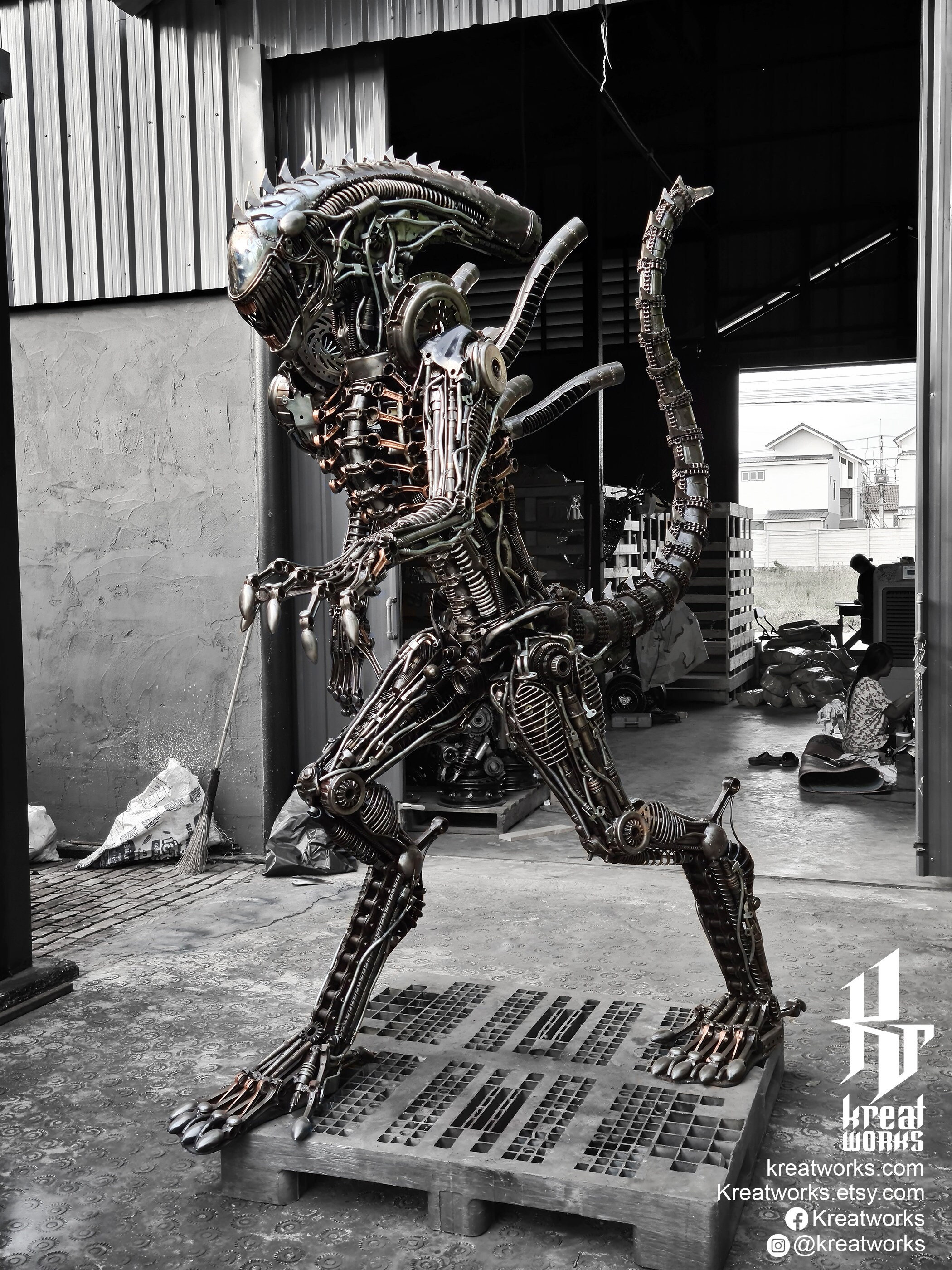 Recycled Metal Direful Monster (made-to-order) / Recycle Metal