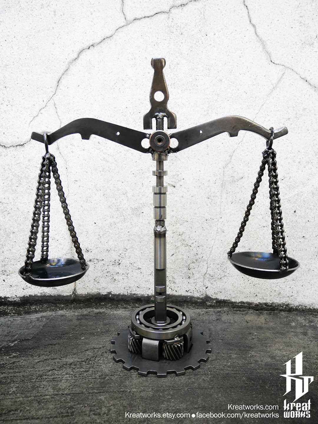 Recycled Metal Libra small Item Zodiac / Astrology Sign Etsy