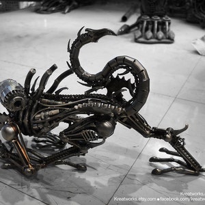 Recycled Metal Crouching Horror Monster Medium item image 5