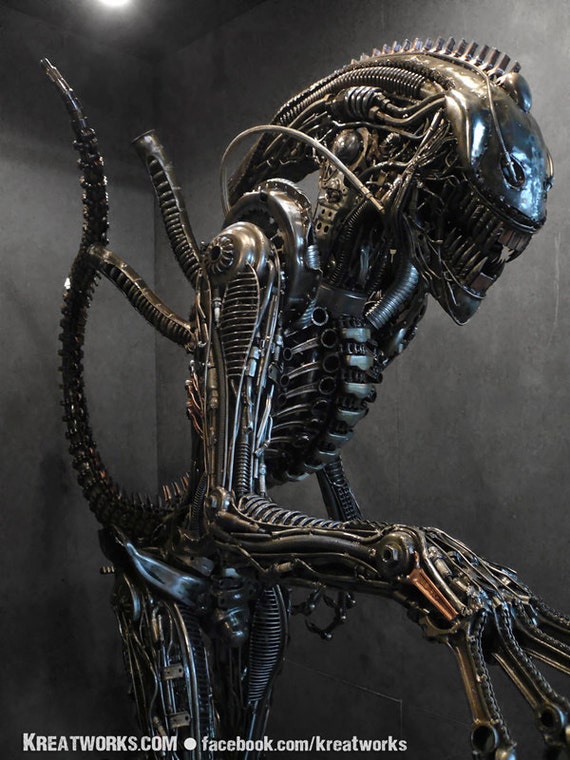 Steampunk - the Life Size Metal Monster (made-to-order) - Etsy