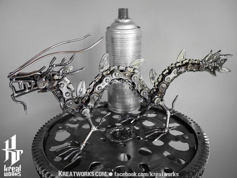 Metal Asian Dragon small item Etsy