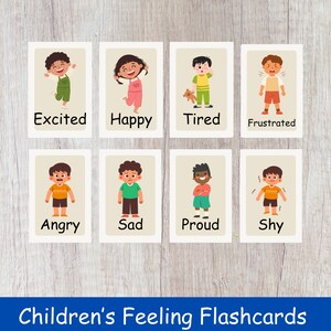 Cartões de memória com emoções para crianças para impressão SEN, Autismo, Montessori Auxílios de aprendizagem, materiais didáticos para os primeiros anos, PDF, recursos para professores