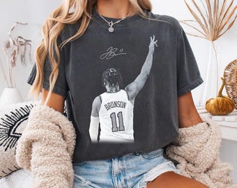 Vintage Comfort Colors Shirt: Jalen Brunson Gift For Woman and Man Unisex T-Shirt