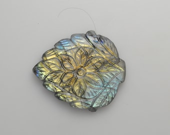 Carved Labradorite Cabochon