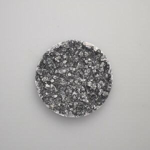 Natural Smoky Quartz Drusy Cabochon