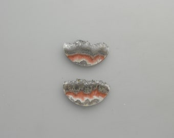 Polished Agate Slice Pair