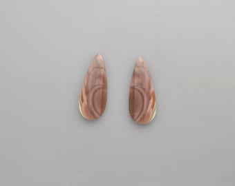 Imperial Jasper Cabochon Pair