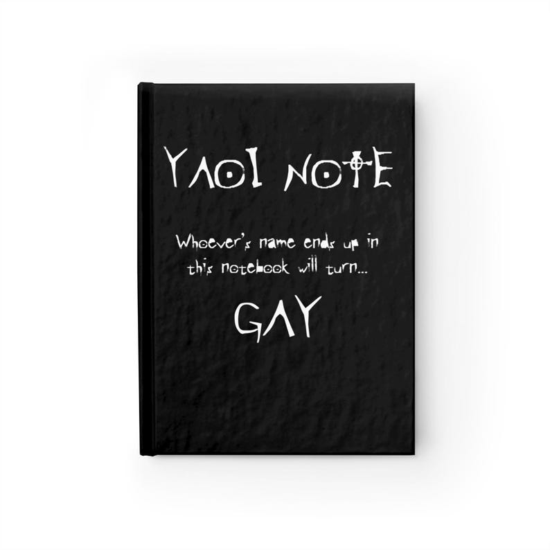 Funny Yaoi Notebook | BL Journal | Death Note Journal | Fujoshi Journal ...