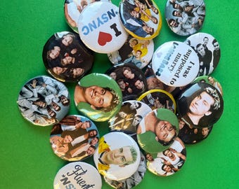 Lance Bass *Nsync Buttons | 90s Boy Band Pins | I Should Have Married Lance Bass | *Nsync Fan Gift | 1 Inch Pins