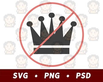 No Kings in America SVG PNG PSD