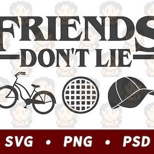 Vänner ljuger inte SVG PNG PSD