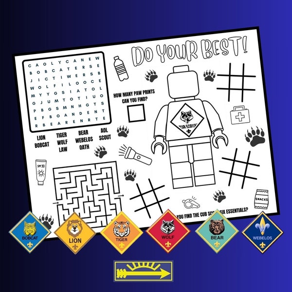 Cub Scout Printables - Etsy
