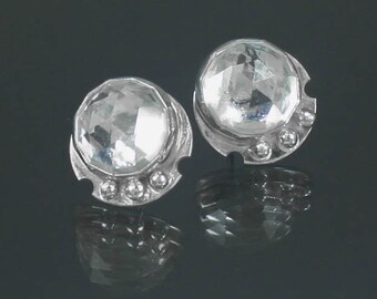 Huge Diamond Studs Etsy