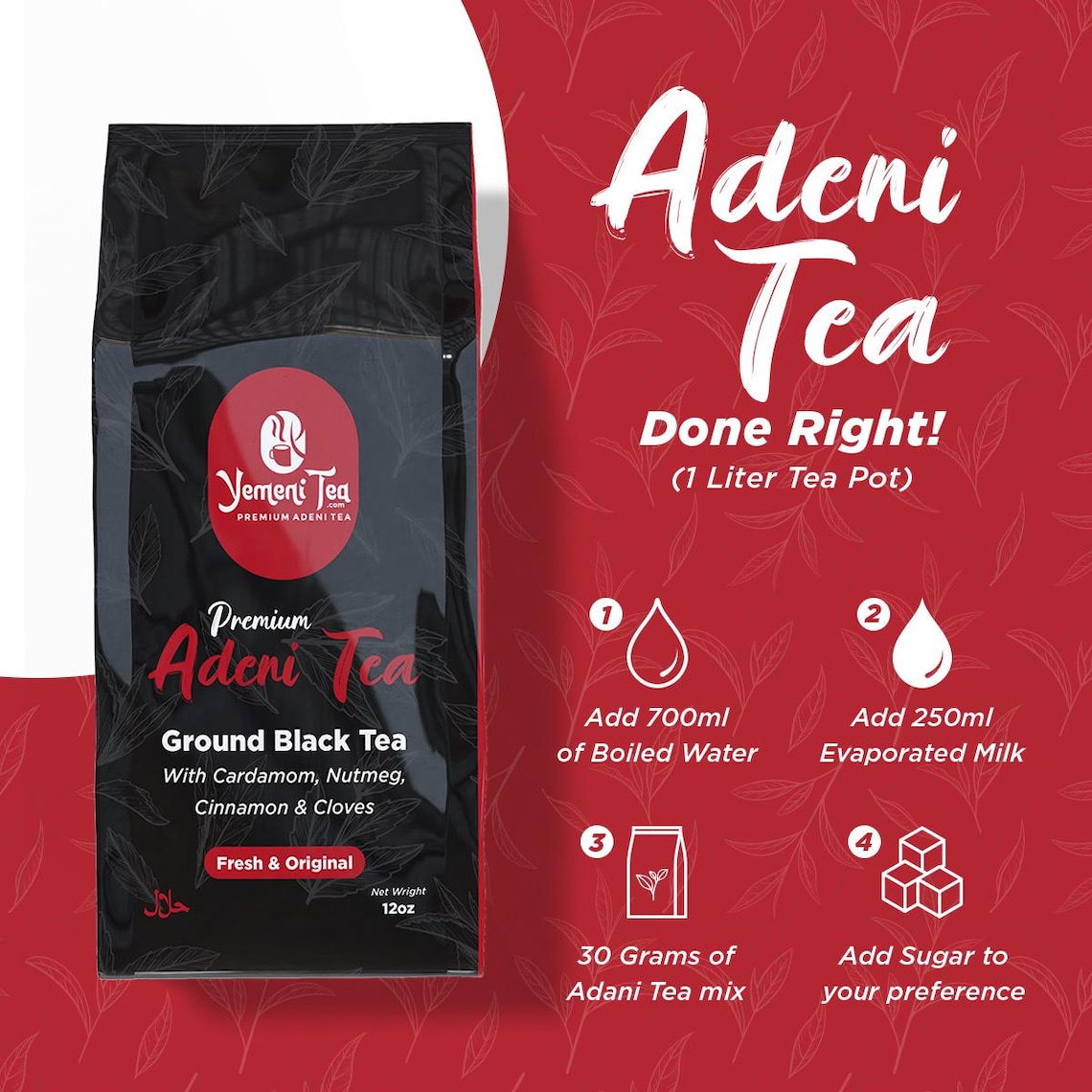 Yemeni Premium Adani/adeni Karak Tea Chai – Authentic Spiced Tea Blend ...