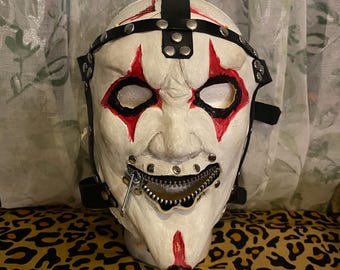 Slipknot Jim root selft titled jester mask READ DESCRIPTION