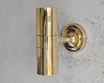 Vintage Brass Adjustable Picture Light Wall Sconce, Gallery Art Light, Directional Spotlight, Mid Century Modern Brass Wall Lamp