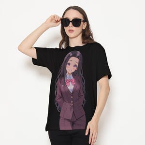 Nezuko Kamado SVG Digital Illustration – Demon Slayer Anime Vector Art, Printable T-Shirt Design, Instant Download