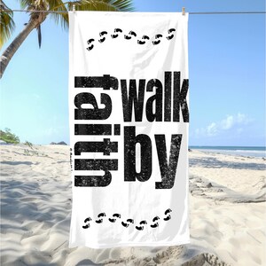 Faith-Filled Beach Towel: Bold Scripture Microfiber Towel (30x60)