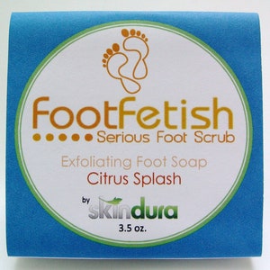 Exfoliating Foot Soap - FootFetish Serious Foot Scrub Citrus Splash Scent