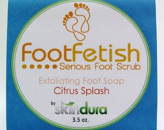 Exfoliërende voetzeep - FootFetish Serious Foot Scrub Citrus Splash Scent