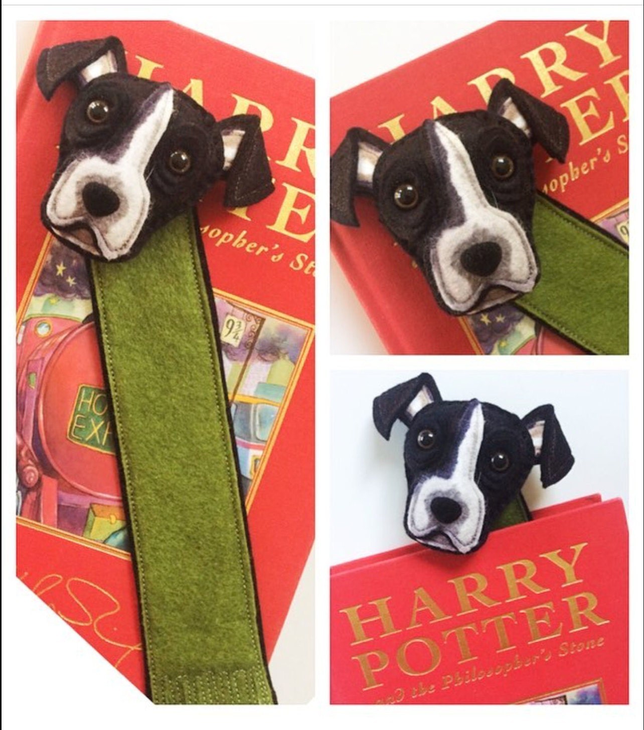 Custom Pet Dog Handmade Bookmark Felt Animal Etsy
