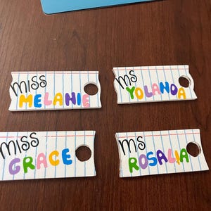 Tumbler Personalized Name Tag, Stanley Cup Accessory, Personalized name tag for tumbler lid, Name Plate