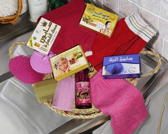 Collection Traditional Morocan Hammam, Natural & SPA Products, All In One.