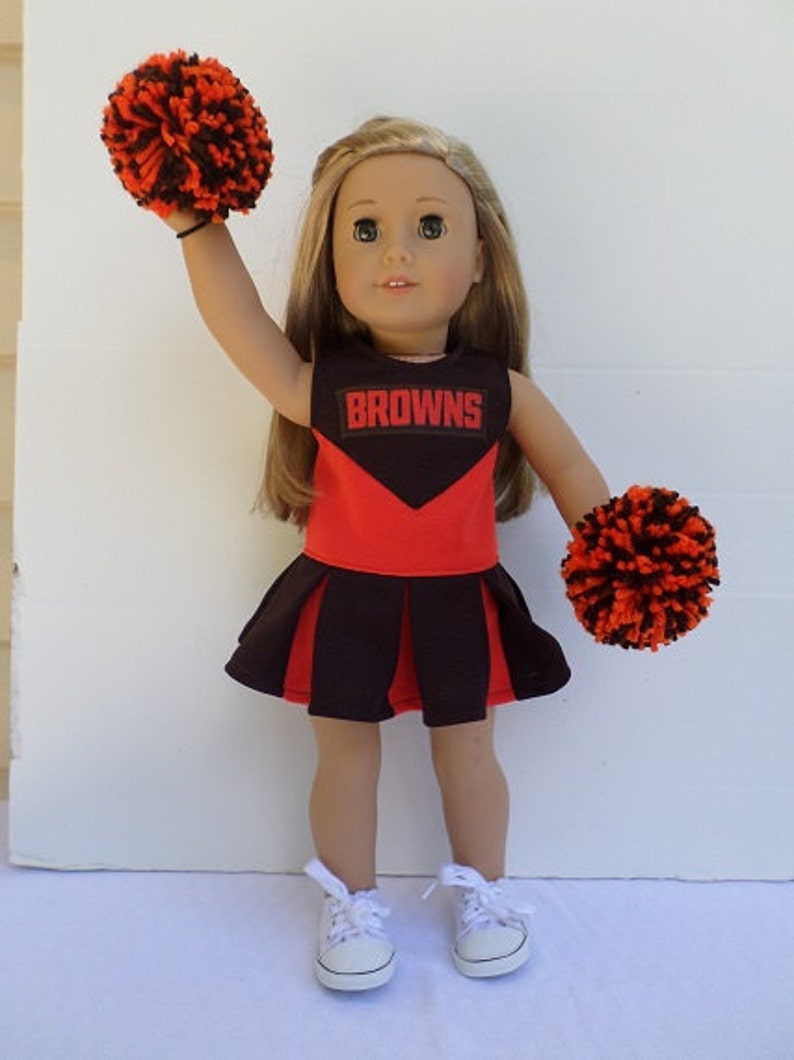 18 American Girl Doll Cleveland Browns Cheerleader Etsy