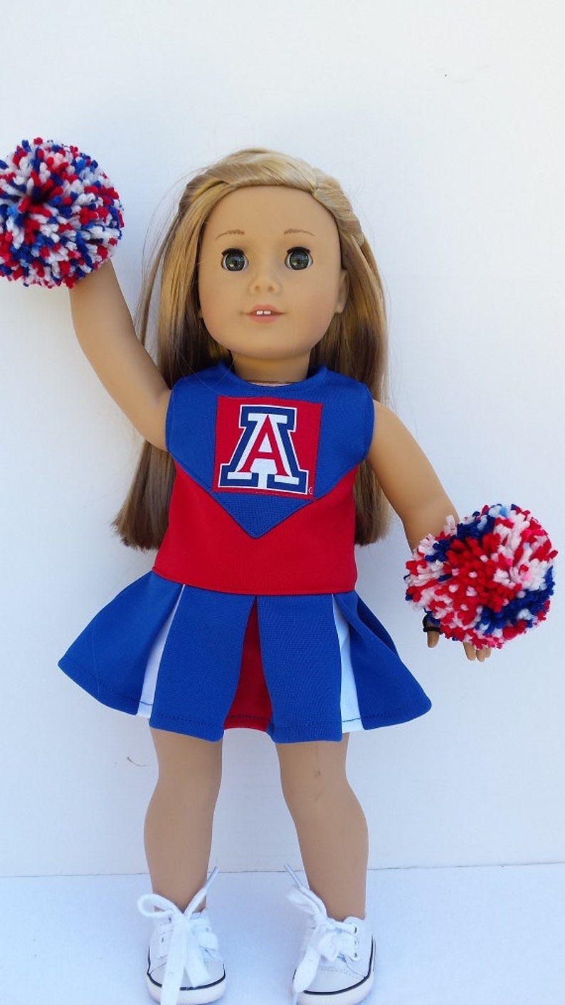18 American Doll Cheerleader University Of Arizona Etsy